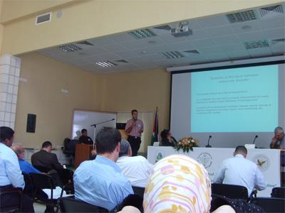 Dr. Zaid at Al-Najah National University- Biotechnology annual conference