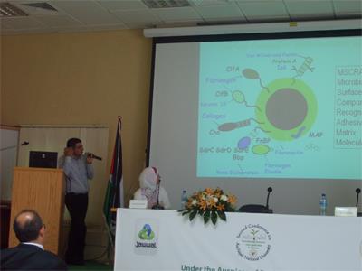 Dr. Masalha  at Al-Najah National University- Biotechnology annual conference