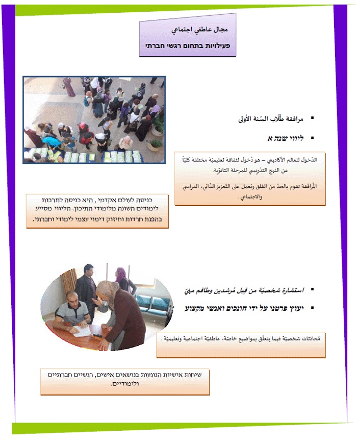 مجالات اجتماعية عاطفية